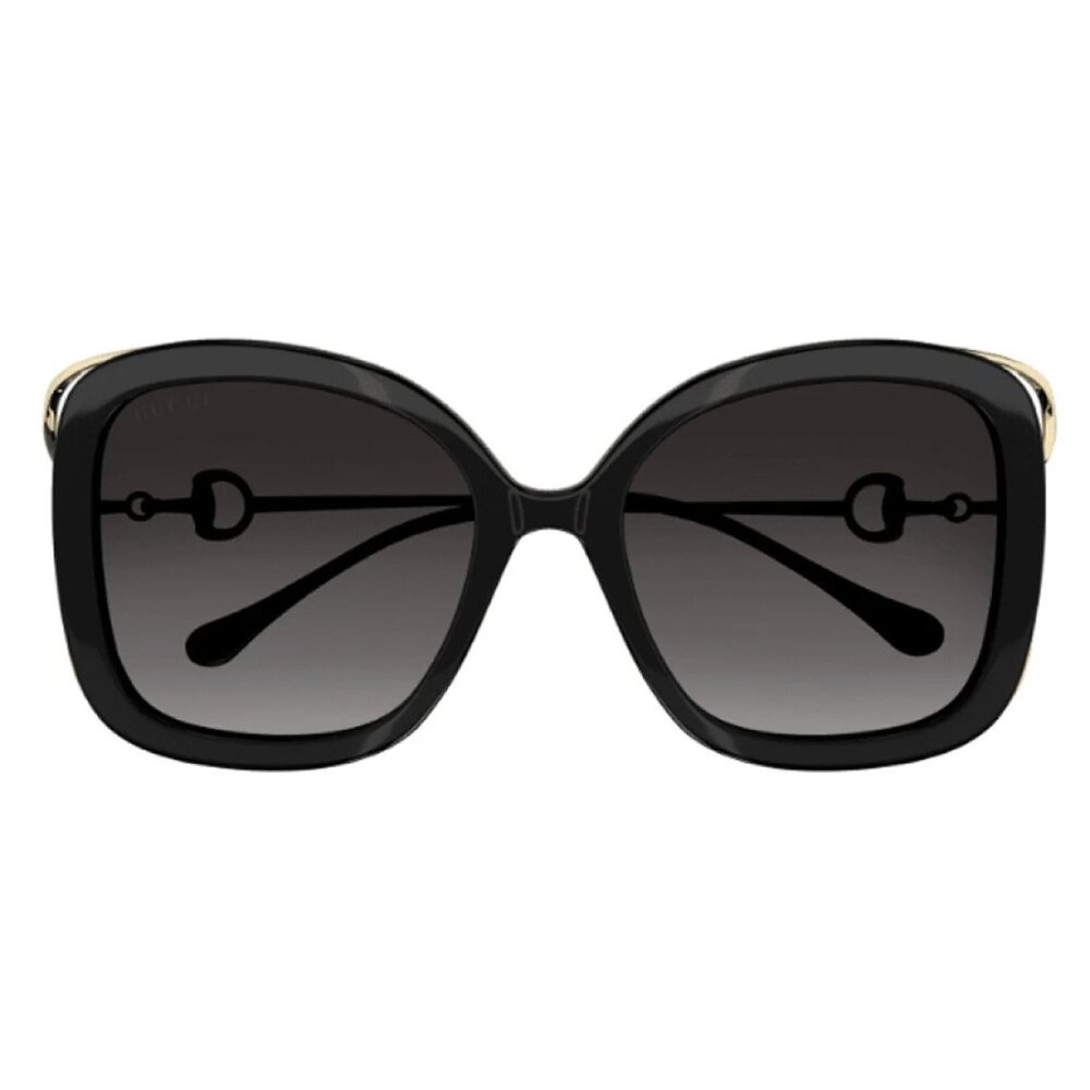 NEW GUCCI SUNGLASSES BLACK WOMEN EYEWEAR GUCCI - Picture 2 of 3